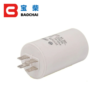 CBB60 450V 25UF 4ピンモーターエアコンと洗濯機用のコンデンサ