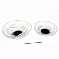 Cesta de almacenamiento de frutas de alambre de metal de 2 niveles para cocina