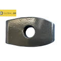 Excavator pressing block accessories