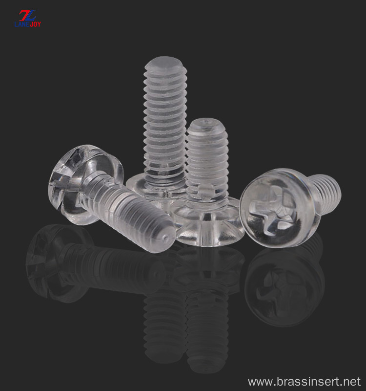 Acrylic Screw transparent plastic screw