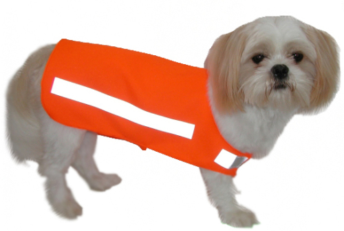 High vis reflective safety vest for dogs