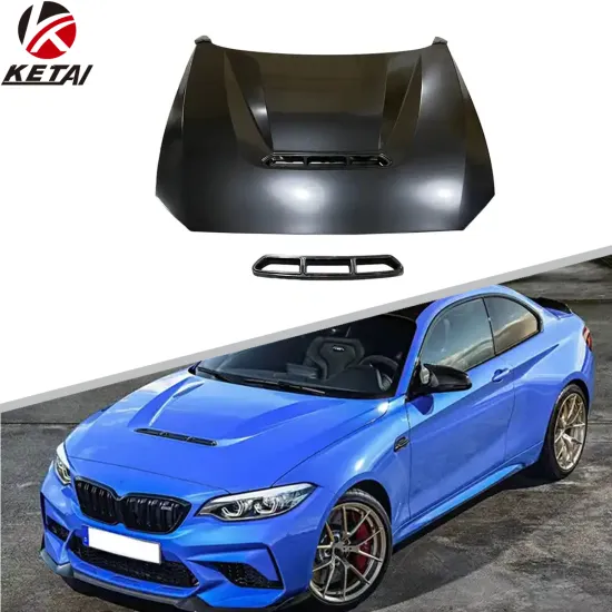 Factory Outlets M2CS Style Car Front Bumper Body Parts Aluminum Hood for BMW F22 F23 F87