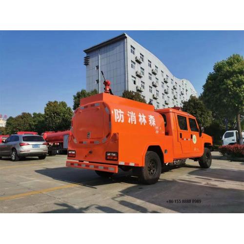 BASIC 4x4 All-Wheel-Drive Double Row Water Fire Truck