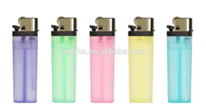 cheap ISO9994&CR disposable flint clear/transparent cigarette plastic lighter FH-002 like Taiyo