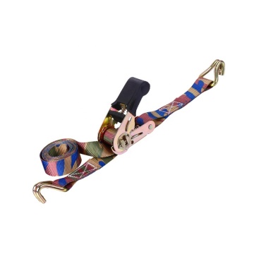 soft handle cargo lashing ratchet tie down strap