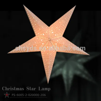 new arrivecolorful paper star for family decoration