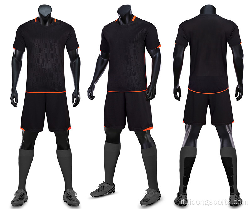 Vendita calda Soccer Soccer Uniform Set Football Uniform Custom Soccer Wear Football Personalizza la squadra del nome