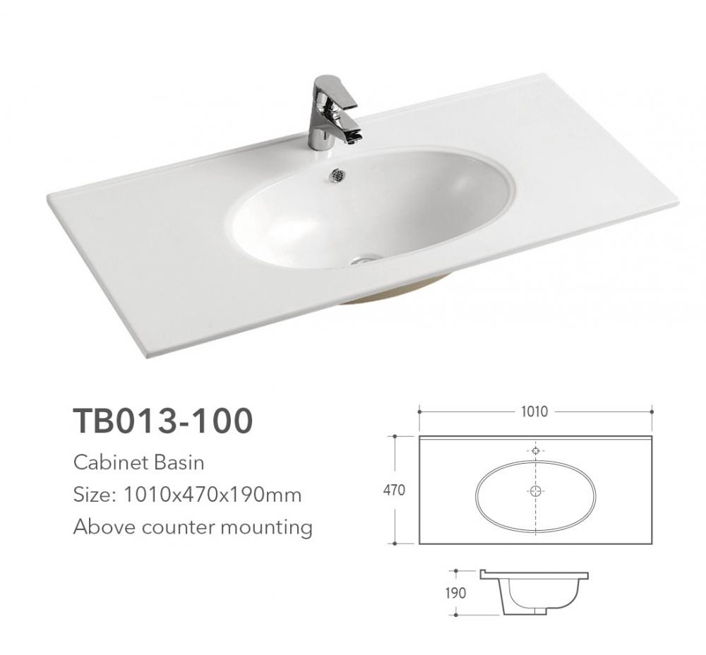 Tb013 100 Cabinet Basin