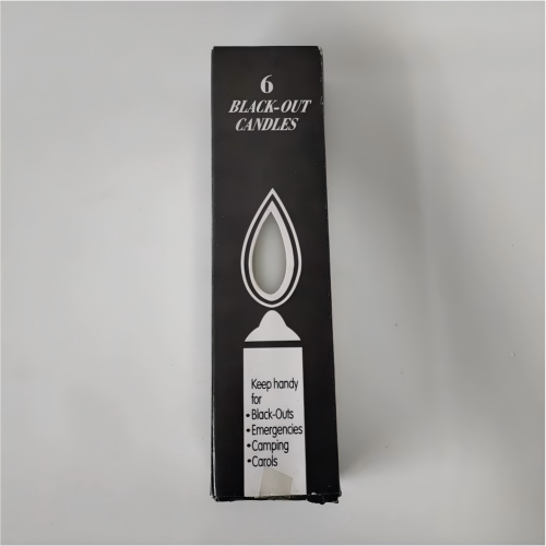 Black Out Box Lebanon Household Wax White Candles