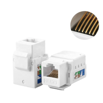 90 Degree Amp UTP Unshielded RJ45 Cat6 Punch Down Network Keystones