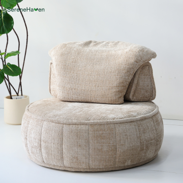 Divano accogliente a compressione singola