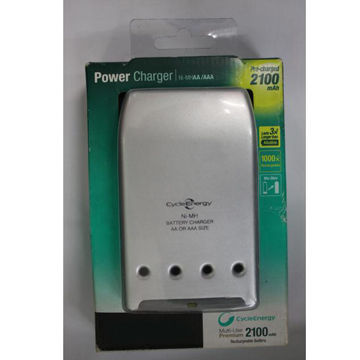 AA AAA Charger Battery with AC 180-260V, 100mAh Input