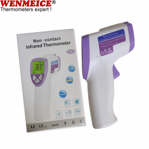 FI01 Digital Forehead Thermometer with Three-color Backlight