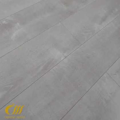 12.3mm Textured Wood Grain Laminate Tile Floor