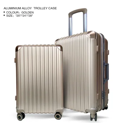 Aluminum Trolley Suitcase Luggage Case