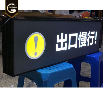 Bus station signs led aluminium extrusions light box