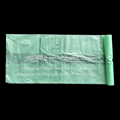 100% biodegradable kitchen trash bags/Biodegradable garbage bag on roll