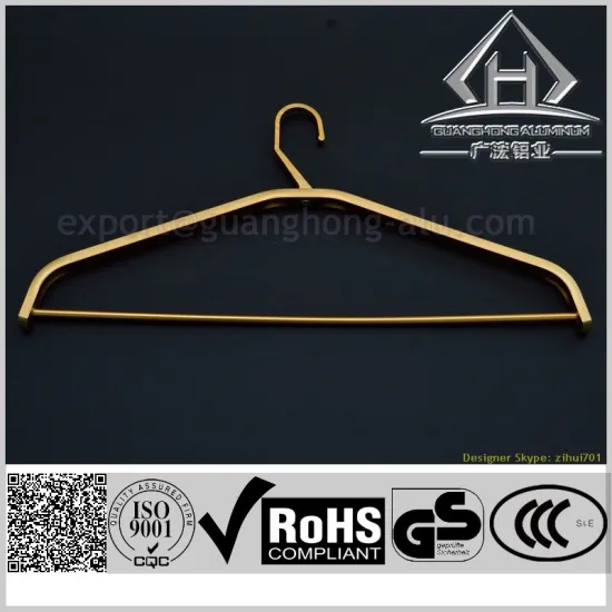 Aluminum wet clothes hanger