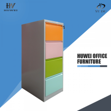 Color steel 4 drawer storage cupboard file cabinet