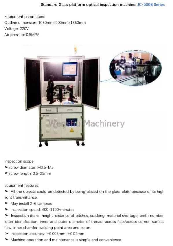 Din Csk Tapping Screw Optical Inspection Equipment, High Quality Din ...