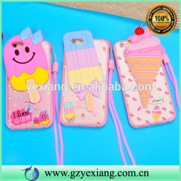 Cute 3D Cartoon Silicon Acrylic TPU Case For Huawei G8 Case And Cover
