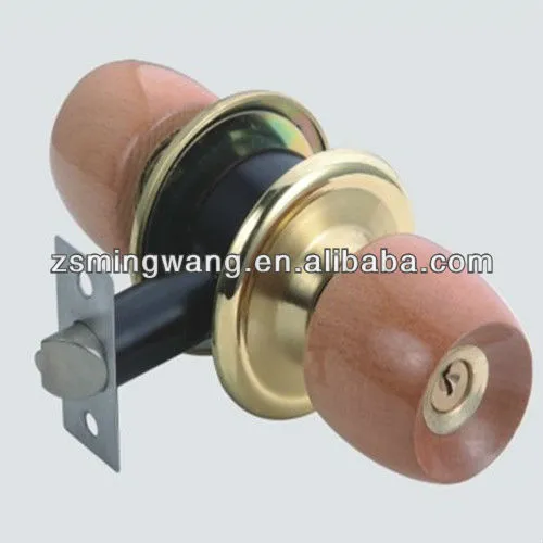 appartment wooden tubular knob lock