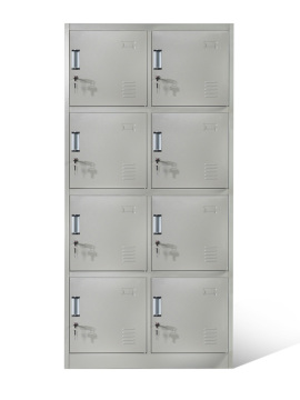 2 Wide Standard Metal Locker 15" Depth