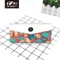 Custom flower style PU leather pencil case & bag handbags multifunctional bag