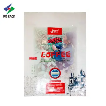 Custom Printed coffee bag aluminum foil flat bottom bags