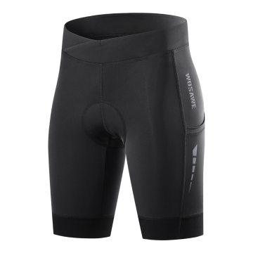 WOSAWE New Arrival Women's High Waist 5D Gel Pad Cycling Shorts
