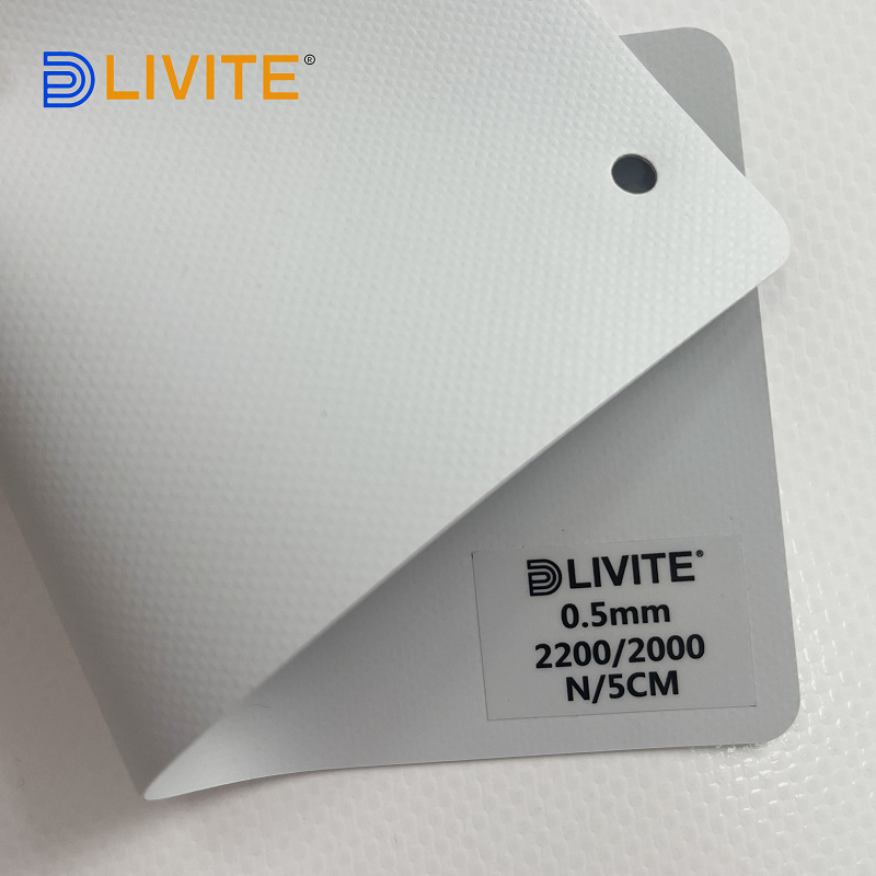 Livite 850 gsm 0,7 mm PVC -kankaan puhallettavissa veneiden materiaalissa