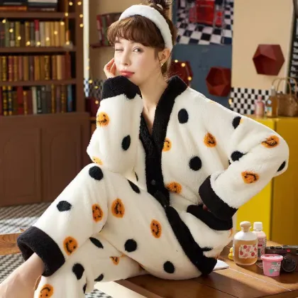 women's winter coral fleece pajamas
