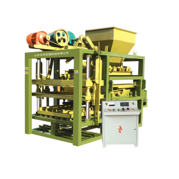 QT4-25 Automatic Cement Block Machine - Concrete Hollow Brick Production Line