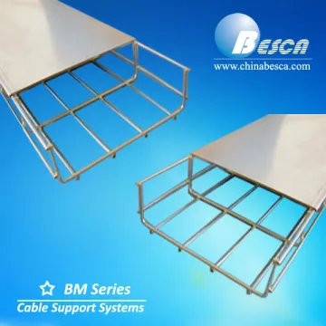 Zinc Plated Wire Mesh Cable Tray with COVER
