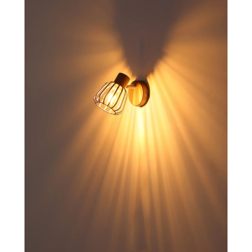 Chic Matt Coffee Wall Spot with Mesh