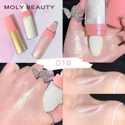 Fairy Highlighter Pat Powder No Logo Custom Facial Contouring Body Brightening Highlight Powder