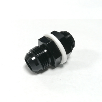 Adornos de adaptador de conector de aluminio AN10 Bulkhead