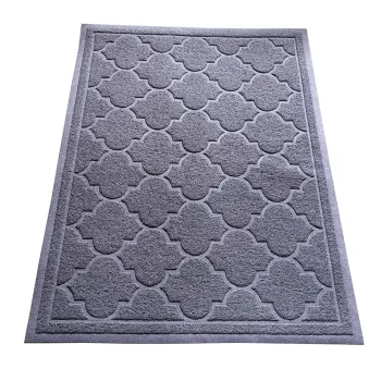 Eco-Friendly Waterproof Lightweight PVC Pet Feeding Mat Trapper Cat Litter Mat