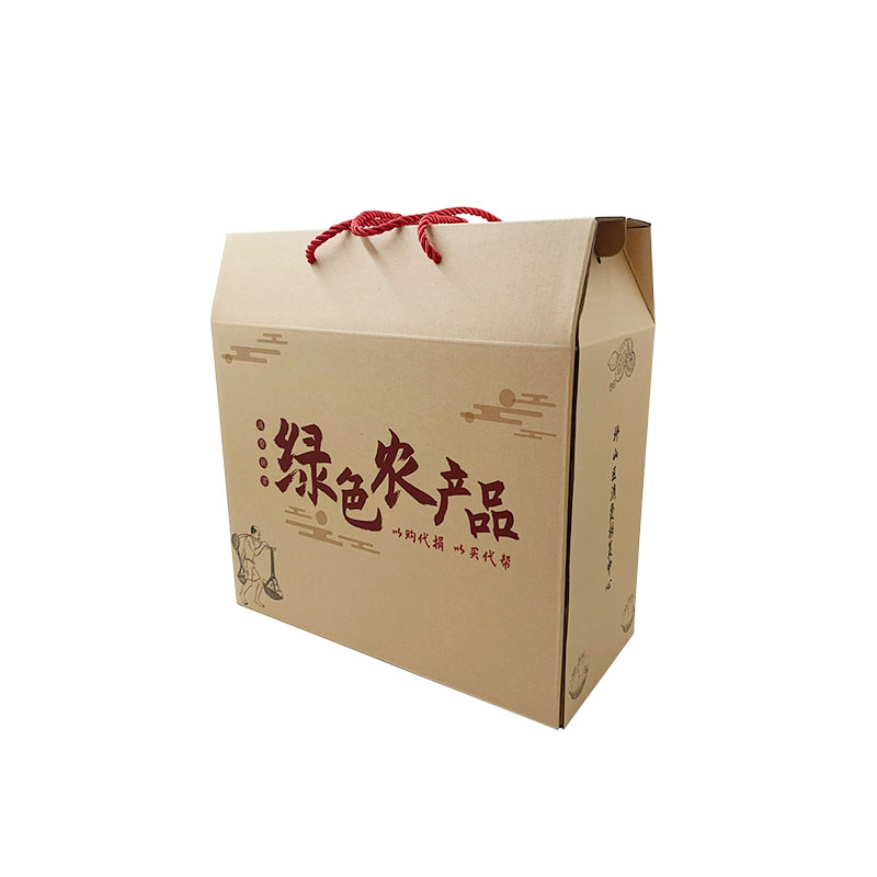 Agricultural products packaging box