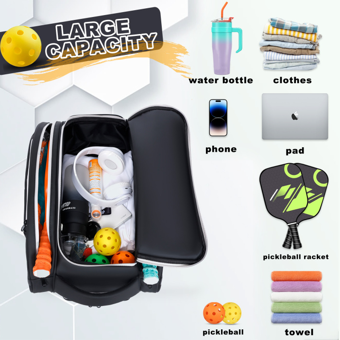 Pickleball Bag With Shoe Compartment