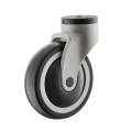 4 Inch All Plastic Swivel Caster With Brake