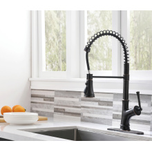 Black Stainless Steel Single Handle Kitchen Sink Faucet