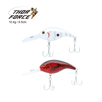Wholesale 6cm 10.4g Crank Freshwater Shallow Diving Crankbait for Bass Fishing Lure