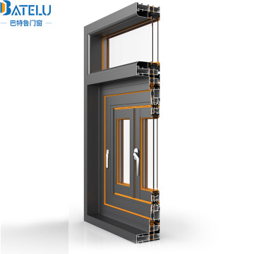 Custom 180° Rotated Open Fully Protected Rotating Soundproof Heat Insulated Windows