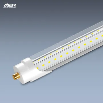 8FT LED Tube Light FA8 Single Pin V Shaped Clear Cover - LED Bulb Replacement for T8 T10 T12 Fluorescent