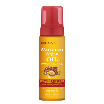 Private Label Argan Oil Hot-Sell Hair Mousse Styling Foam for Curly Hair