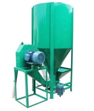 Vertical Grain Feed Processing Mixer and Crusher Machine (1000 kg/h) for Pig and Poultry Farming