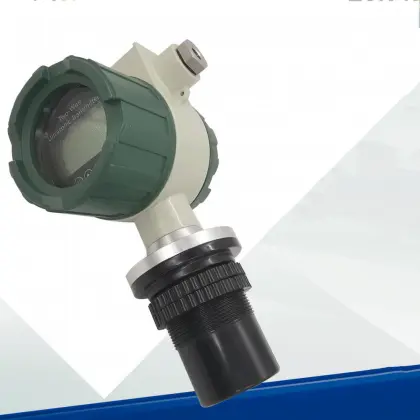 Integrated ultrasonic level gauge sensor