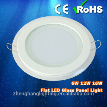 Led panel light with glass cover , 6W-18W ,epistar SMD, 2 years warranty