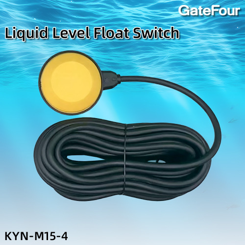 Gelber Zehn-Meter-Schwimmer-Füllstandsschalter KYN-m15-4